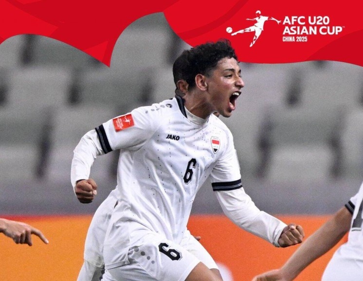  U20亞洲杯-雙方各領(lǐng)一紅牌，伊拉克1-0力克沙特升至B組榜首