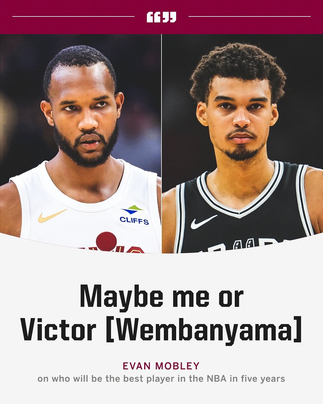  未來5年NBA最好的球員會是誰？莫布里：可能是我或者文班亞馬