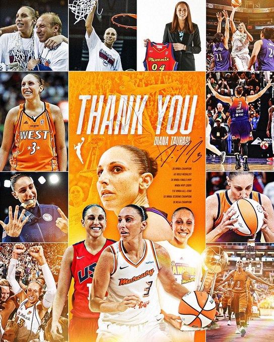  傳奇落幕！WNBA巨星陶樂西宣布退役 結(jié)束20年職業(yè)生涯